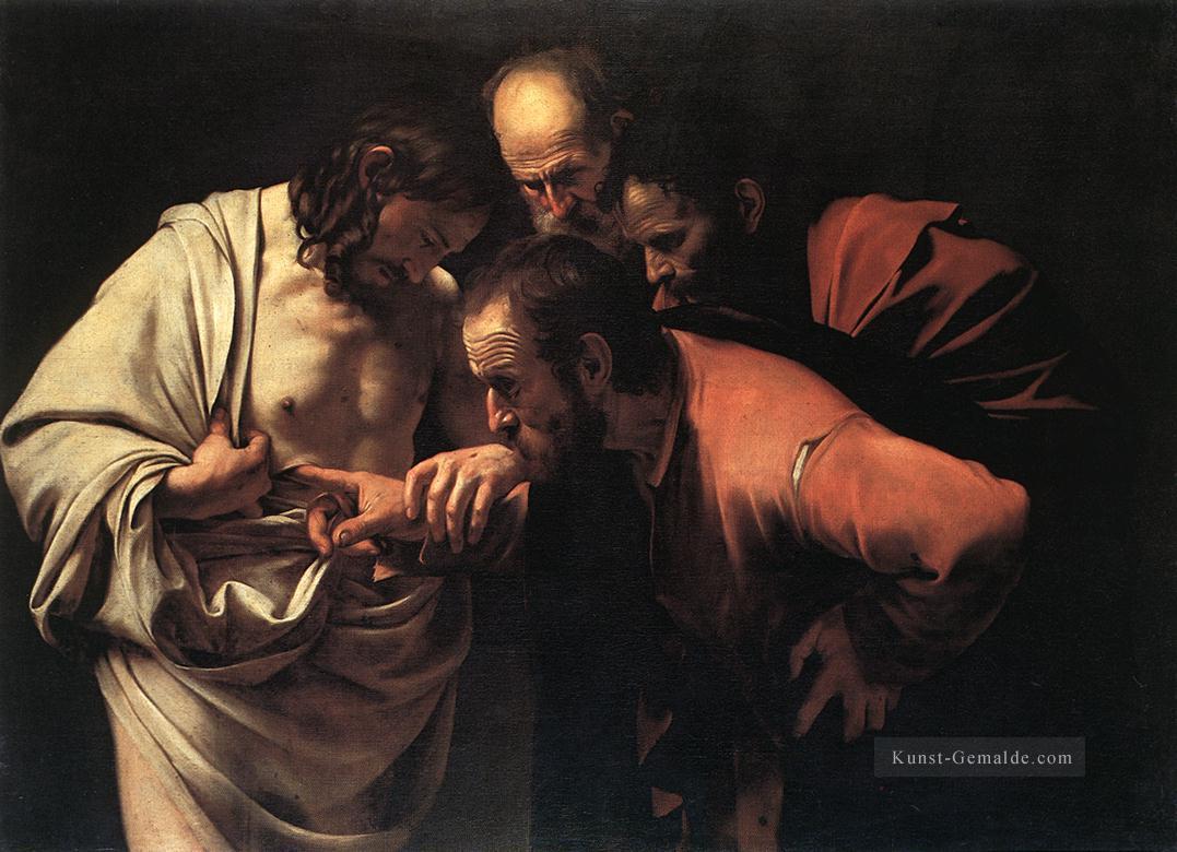 Der ungläubige Thomas Caravaggio Ölgemälde